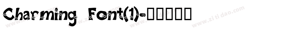 Charming Font(1)字体转换
